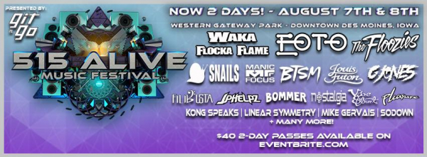 515 Alive Music Festival 515 Alive Music Festival Silent Disco powered by Silent Events